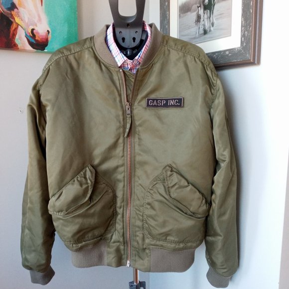 Gasp B15 Air Frame inspired flight bomber utility jacket Size XL - Picture 1 of 10